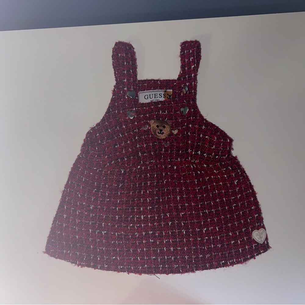 GUESS Kids Red Tweed Dress